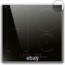 Hobsir hob 4 Zone Induction Hob, Electric hob 59cm, 7200W Built-in Cooktop with