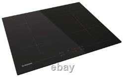 Hoover HH64BV 60cm 4 Zone Ceramic Hob LED, Touch Controls, Double Flexi Zone