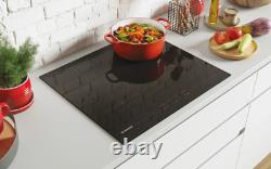 Hoover HH64BV 60cm Ceramic Hob LED, Touch Controls with'Flexi Zone' area