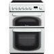 Hotpoint 60hep 60cm Electric Cooker With Double Oven & Ceramic Hob White
