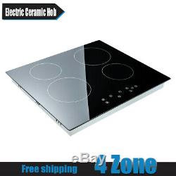 Hotpoint Ceramic Hob Black with central electronic touch controls