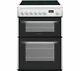 Hotpoint Dsc60p 60cm Electric Cooker With Double Ovens & Ceramic Hob White
