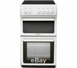 Hotpoint HAE51PS Freestanding Electric Cooker with Ceramic Hob in White #568