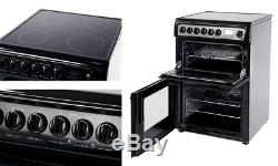 Hotpoint HAE60KS 60cm Electric Cooker Double Oven, Grill & Ceramic Hob