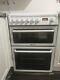 Hotpoint Hae60p 60cm Twin Cavity Electric Cooker With 4 Zone Ceramic Hob White