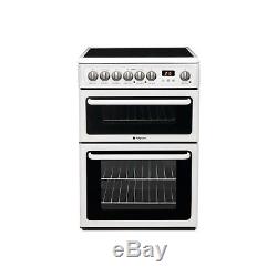 Hotpoint HAE60PS 60cm Double Oven Electric Cooker with Ceramic Hob Pol HAE60PS