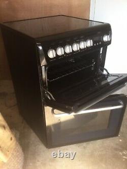 Hotpoint HARE60K- BLACK Free Standing Electric Cooker with Ceramic Hob