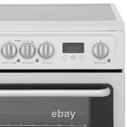 Hotpoint HARE60K Free Standing B/B Electric Cooker with Ceramic Hob 60cm Black