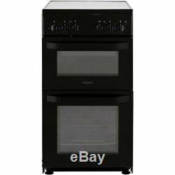 Hotpoint HD5V92KCB Cloe Free Standing A Electric Cooker with Ceramic Hob 50cm