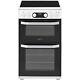 Hotpoint Hd5v93ccw Cloe Free Standing A Electric Cooker With Ceramic Hob 50cm