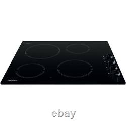 Hotpoint HR620RH 58cm 4 Burners Ceramic Hob Black