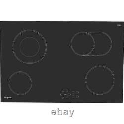 Hotpoint HR724BH 77cm Ceramic Hob 4 Zones, Touch Controls, LED Timer