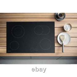 Hotpoint HR724BH 77cm Ceramic Hob 4 Zones, Touch Controls, LED Timer