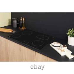 Hotpoint HR724BH 77cm Ceramic Hob 4 Zones, Touch Controls, LED Timer