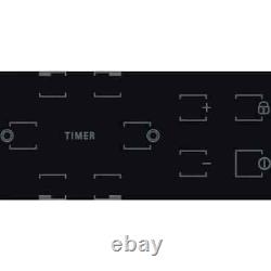 Hotpoint HR724BH 77cm Ceramic Hob 4 Zones, Touch Controls, LED Timer