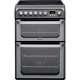 Hotpoint Hue61gs 60cm Electric Programmable Double Oven With Ceramic Hob