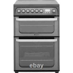 Hotpoint HUE61GS Ultima Free Standing A/A Electric Cooker with Ceramic Hob 60cm