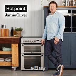 Hotpoint HUE61GS Ultima Free Standing Electric Cooker with Ceramic Hob 60cm
