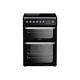 Hotpoint Hue61k Ultima 60cm Double Oven Electric Cooker With Ceramic Hob Black