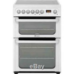 Hotpoint HUE61PS Ultima Free Standing A/A Electric Cooker with Ceramic Hob 60cm