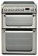 Hotpoint Hue61xs Free Standing 60cm 4 Hob Double Electric Cooker Silver