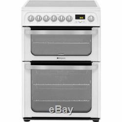 Hotpoint HUE62PS Ultima Free Standing A Electric Cooker with Ceramic Hob 60cm