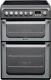 Hotpoint'ultima' Hue61gs 60cm Electric Cooker Double Ovens, Grill & Ceramic Hob