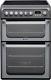 Hotpoint'ultima' Hue61gs 60cm Electric Cooker Double Ovens, Grill & Ceramic Hob