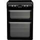 Hotpoint Ultima Hui614k 60cm Electric Cooker With Double Ovens & Induction Hob
