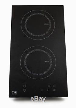 IH-30 Built-in Double Induction Hob Electric Ceramic Cooker Sensor Timer 3500W