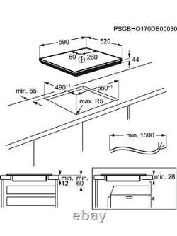 IKB64401FB 60cm Induction Hob, Black