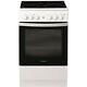 Indesit Is5v4khw 50cm Single Oven Electric Cooker With Ceramic Hob Wh Is5v4khw