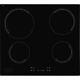 Iberna Ih64ccb 60cm Ceramic Hob Led, Touch Controls, Timers & Hard-wired