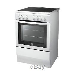 Indesit I6VV2AW 60cm Wide Single Oven with Ceramic Hob Cooker White I6VV2AW