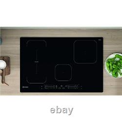 Indesit IB21B77NE 77cm Touch Control Four Zone Induction Hob With Dualzone