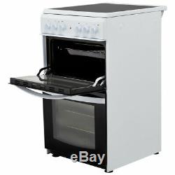 Indesit ID5V92KMW Cloe Free Standing A Electric Cooker with Ceramic Hob 50cm