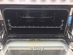 Indesit ID60C2 60cm Wide Double Oven Electric Cooker with Ceramic Hob