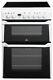 Indesit Id60c2 Free Standing 60cm 4 Hob Double Electric Cooker White