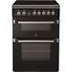 Indesit Id60c2ks 60cm Double Oven Electric Cooker With Ceramic Hob Blac Id60c2ks