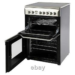 Indesit ID60C2X 60cm Double Oven Electric Cooker with Ceramic Hob Stainless St