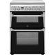 Indesit Id60c2xs Advance Free Standing Electric Cooker With Ceramic Hob 60cm