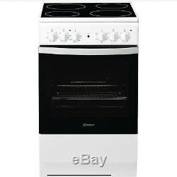 Indesit IS5V4KHW 50cm Single Oven Electric Cooker With Ceramic Hob