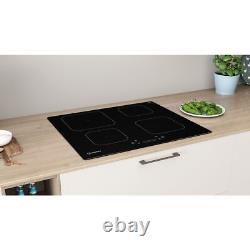 Indesit IS83Q60NE 59cm 4 Burners Induction Hob Touch Control Black