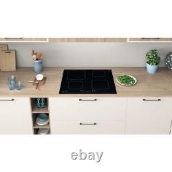 Indesit IS83Q60NE 59cm 4 Burners Induction Hob Touch Control Black