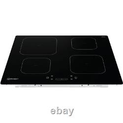 Indesit IS83Q60NE 59cm 4 Burners Induction Hob Touch Control Black