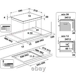 Indesit IS83Q60NE Induction Hob Black