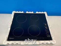 Indesit RI860C 58cm 4 Zone Electric Ceramic Hob Black 14195