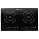 Induction Cooker Double 2 Ring Glass Ceramic Electric Induction Hob Timer Black