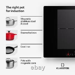 Induction Hob 77cm Hot Plate Electric Cooker 4 Zones Flex Built-In Touch Control