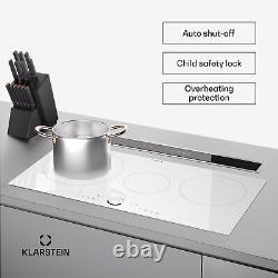 Induction Hob 80 cm Hot Plate Electric Cooker 3 Zones Built-In Touch Control